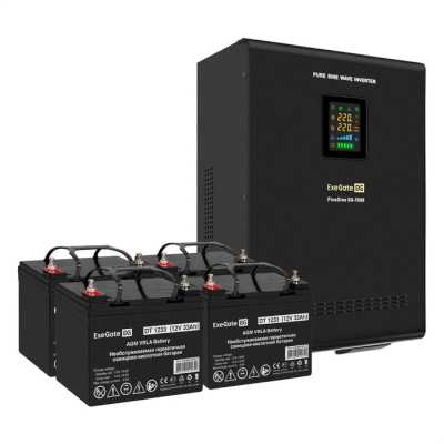 ИБП ExeGate FineSine SX-7000.LCD.AVR.2SH.T EX296679RUS