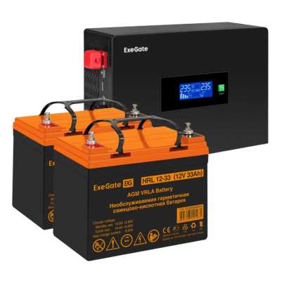 комплект ИБП ExeGate IdealSine SR-1500.LCD.2SH EX297429RUS