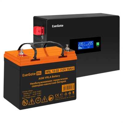 ИБП ExeGate IdealSine SR-600.LCD.2SH EX297383RUS