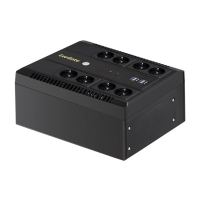 ИБП ExeGate Neo NNB-600.LED.AVR.8SH.CH Черный