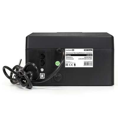 ИБП ExeGate Neo Smart LHB-800.LCD.AVR.8SH.CH.USB Черный