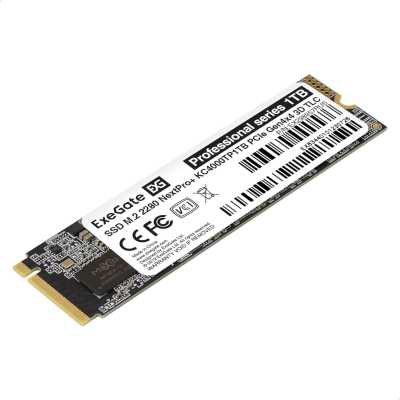 SSD диск ExeGate NextPro+ KC4000TP1TB 1Tb EX298957RUS Черный