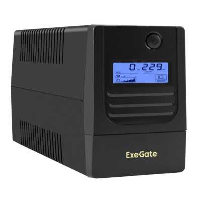 ИБП ExeGate Power Smart LB-800.LCD.AVR.2SH EX299763RUS