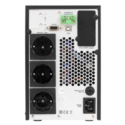 ИБП ExeGate PowerExpert TL-2000.LCD.AVR.3SH.USB.RS232.SNMP EX296948RUS Черный
