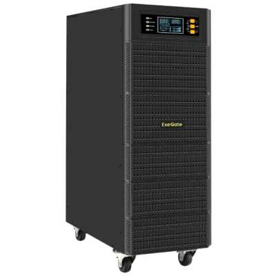 ИБП ExeGate PowerExpert TL-575-6kVA.240V.LCD.AVR.T.USB.RS232.SNMP EX296952RUS Черный