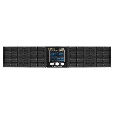 ИБП ExeGate PowerExpert ULS-2000.LCD.AVR.1SH.2C13.USB.RS232.SNMP.2U EX293049RUS Серый