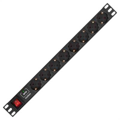 блок розеток ExeGate ServerPro PDU-19H807 Al-8S-EU2-SW-SPD1