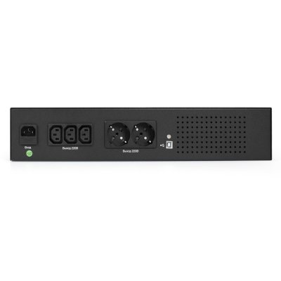 ИБП ExeGate ServerRM UNL-1000.LCD.AVR.2SH.3C13.USB.2U EX293850RUS Черный