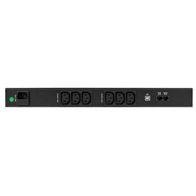 ИБП ExeGate ServerRM UNL-1000.LCD.AVR.6C13.RJ.USB.1U EX297834RUS Черный