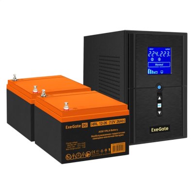 ИБП ExeGate SineTower SZ-1000.LCD.AVR.2SH.1C13.USB EX296790RUS