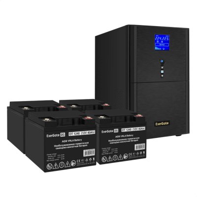 ИБП ExeGate SineTower SZ-3000.LCD.AVR.3SH.1C13.RJ.USB EX296862RUS