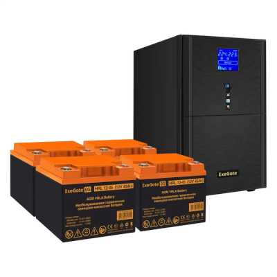 ИБП ExeGate SineTower SZ-5000.LCD.AVR.2SH.1C13.T.RJ.USB EX296887RUS