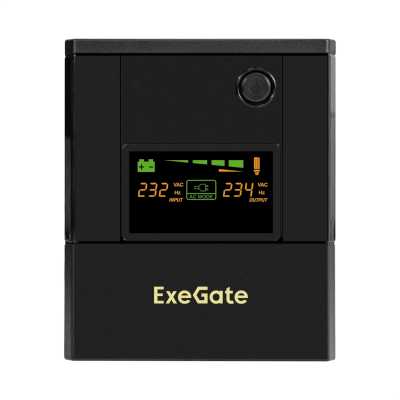 ИБП ExeGate SpecialPro Smart LLB-1000.LCD.AVR.4SH EX299950RUS