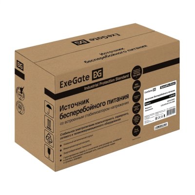 ИБП ExeGate SpecialPro Smart LLB-650.LCD.AVR.4C13.RJ.USB Черный