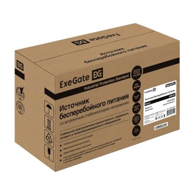 ИБП ExeGate SpecialPro UNB-650.LED.AVR.1SH.2C13 Черный