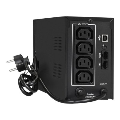 ИБП ExeGate SpecialPro UNB-800.LED.AVR.4C13.RJ.USB Черный