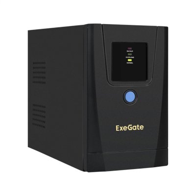 ИБП ExeGate SpecialPro UNB-900.LED.AVR.1SH.2C13.RJ.USB Черный