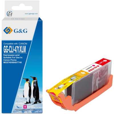 картридж G&G GG-CLI-471XLM пурпурный