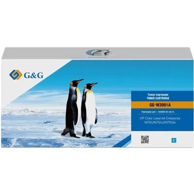 картридж G&G GG-W2001A голубой