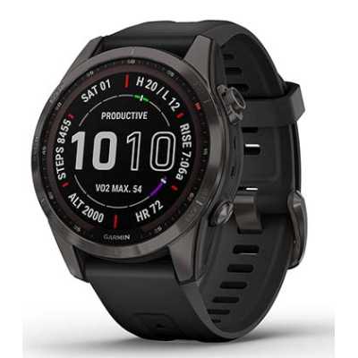 смарт часы Garmin Fenix 7S Sapphire Solar 010-02539-25