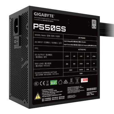 блок питания GigaByte 550W GP-P550SS Черный