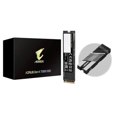SSD диск GigaByte Aorus Gen4 7300 1Tb AG4731TB Черный