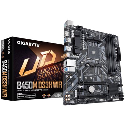материнская плата GigaByte B450M DS3H WiFi