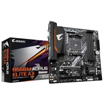 материнская плата GigaByte B550M Aorus Elite AX
