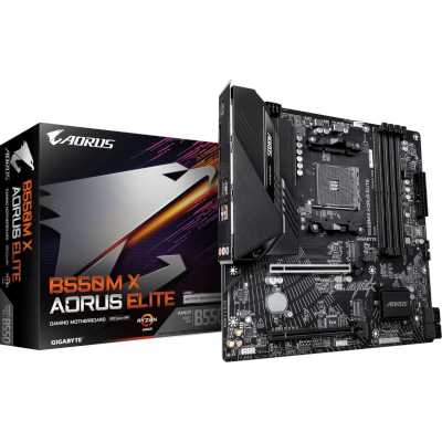 материнская плата GigaByte B550M X Aorus Elite