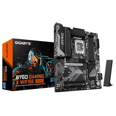 материнская плата GigaByte B760 Gaming X WiFi6E Gen5 Черный