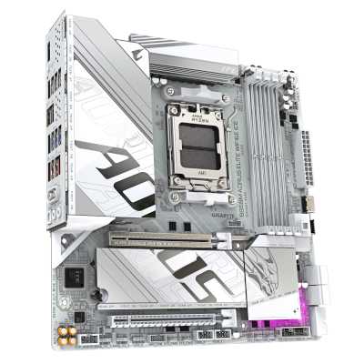 материнская плата GigaByte B850M Aorus Elite WIFI6E ICE Белый