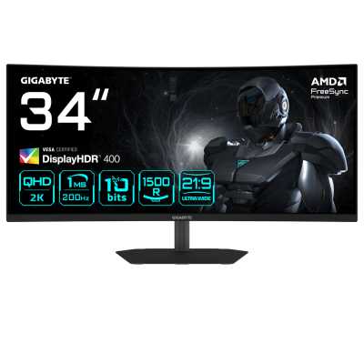 монитор GigaByte G34WQC2 Черный