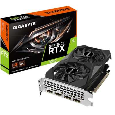 видеокарта GigaByte nVidia GeForce RTX 3050 6Gb GV-N3050WF2OC-6GD