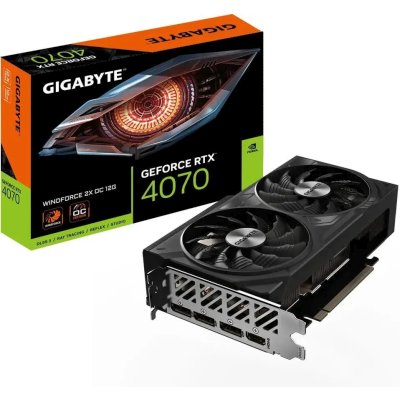 видеокарта GigaByte nVidia GeForce RTX 4070 12Gb GV-N4070WF2OC-12GD