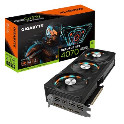 видеокарта GigaByte nVidia GeForce RTX 4070 Super 12Gb GV-N407SGAMING OC-12GD