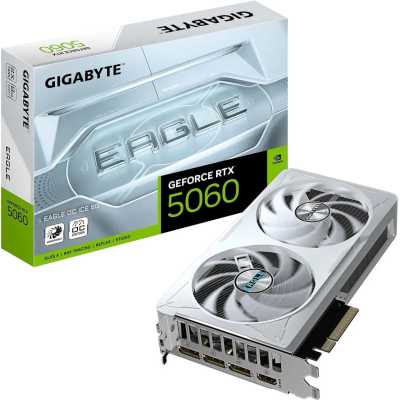 видеокарта GigaByte nVidia GeForce RTX 5060 8Gb GV-N5060EAGLEOC ICE-8GD 1.0