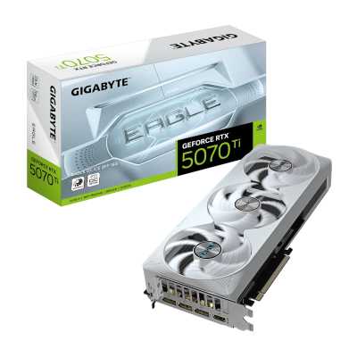 видеокарта GigaByte nVidia GeForce RTX 5070 Ti 16Gb GV-N507TEAGLEOC ICE-16GD 1.0