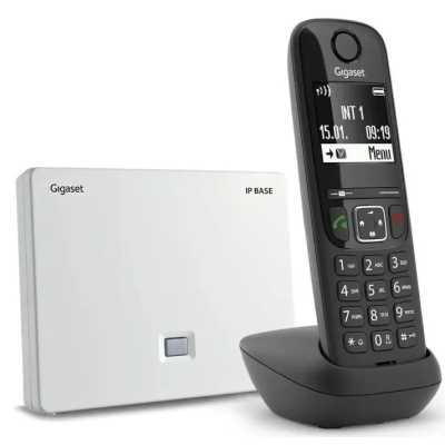 IP телефон Gigaset AS690IP Base Rus Черный