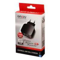 сетевое зарядное устройство Ginzzu GA-3008B Черный