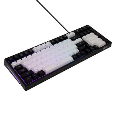 клавиатура Hiper GKEY-1000 Venom Белый-черный