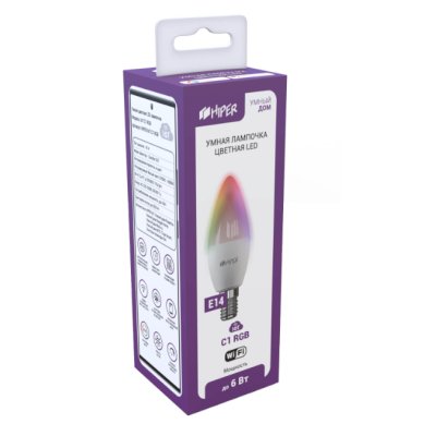 умная лампочка Hiper IoT C1 RGB