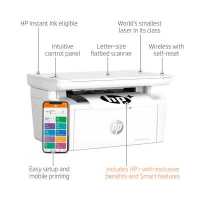 МФУ HP LaserJet M140we 7MD72E Белый