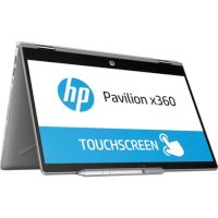 ноутбук HP Pavilion x360 14-cd0011ur Серебристый
