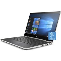 ноутбук HP Pavilion x360 14-cd0013ur Серебристый