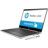 ноутбук HP Pavilion x360 14-cd0017ur Золотой