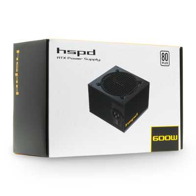 блок питания HSPD 600W HSK-600WN-BK Черный