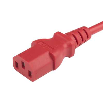 кабель питания Hyperline PWC-IEC13-IEC14-5.0-RD