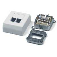 внешняя розетка Hyperline SB-GTS2-8P8C-C6-SH-WH