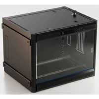 телекоммуникационный шкаф Hyperline TWB-FC-2266-GP-RAL9004 Черный