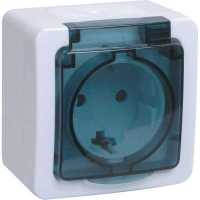 розетка силовая IEK Гермес Plus ERMP12-K03-16-54-EC Белый